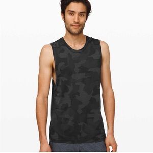 Lululemon Metal Vent Tech Muscle
Tank men's M Asphalt Grey /
Obsidian / Black